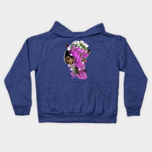 Flowering Fygies & Chipmunk Squirrel in a Tree Kids Hoodie